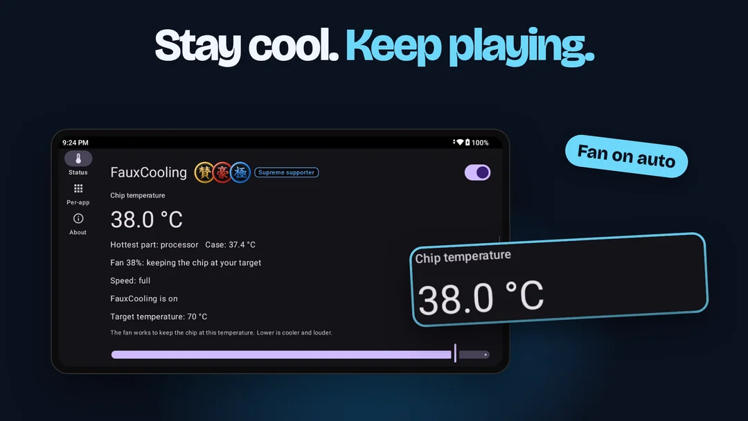 Stay cool. Keep playing.